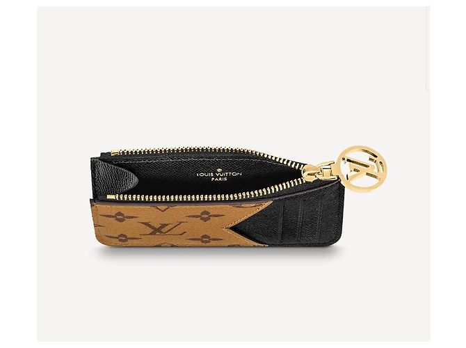 Louis Vuitton Tarjetero LV Romy reverso Castaño - vista 3