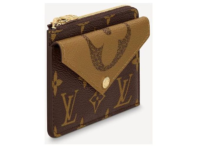 Louis Vuitton Portacarte LV Recto Verso Marrone - vista 2