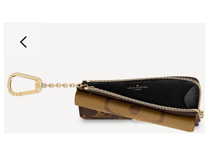 Louis Vuitton Portacarte LV Recto Verso Marrone - vista 3