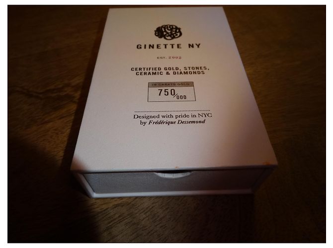 Ginette Ny CÍRCULO BEBÉ BLANCO CON CADENA - vista 7