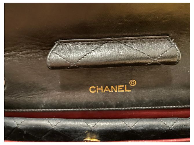 Borsa Chanel Timeless in pelle di agnello nera Nero - vista 10