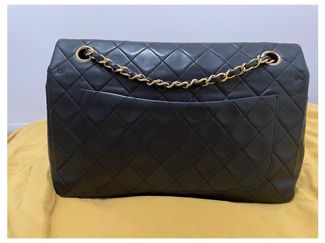 Borsa Chanel Timeless in pelle di agnello nera Nero - vista 2