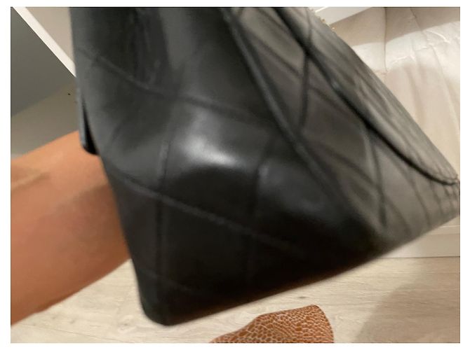 Borsa Chanel Timeless in pelle di agnello nera Nero - vista 6