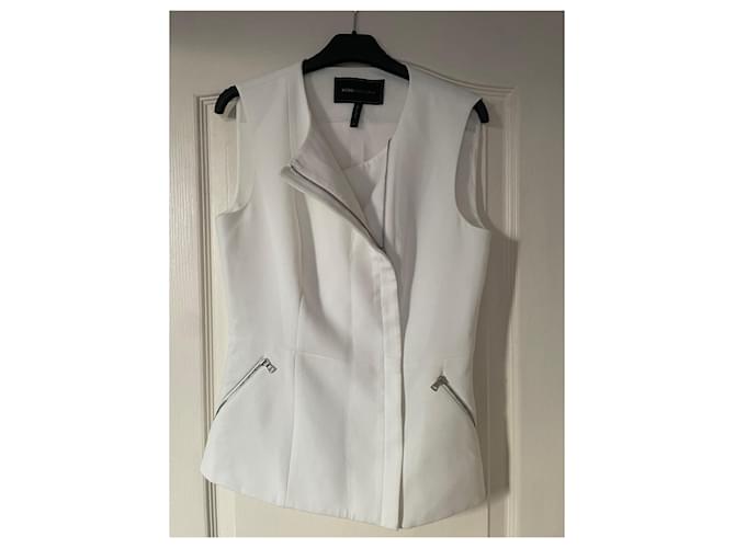 Chaleco Bcbg Max Azria Blanco - vista 8