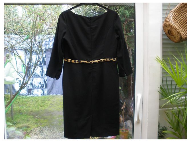 Moschino Cheap And Chic Kleid Schwarz Acetat - Ansicht 2