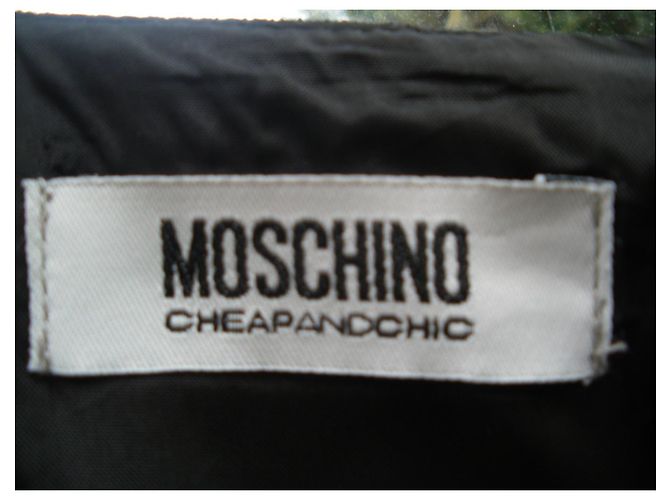 Moschino Cheap And Chic Kleid Schwarz Acetat - Ansicht 4