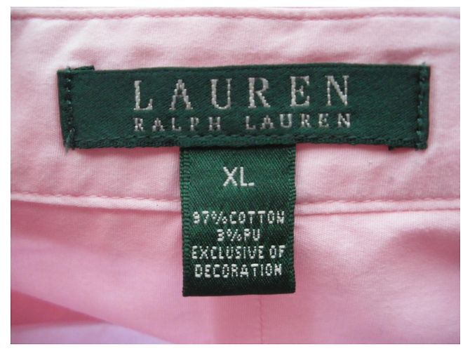 Ralph Lauren Camisa de algodón rosa - vista 3