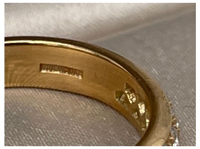 Anello Boucheron Amour in oro giallo e diamanti D'oro - vista 7