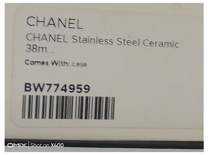 Chanel 12 Uhr aus schwarzer Keramik - Ansicht 6
