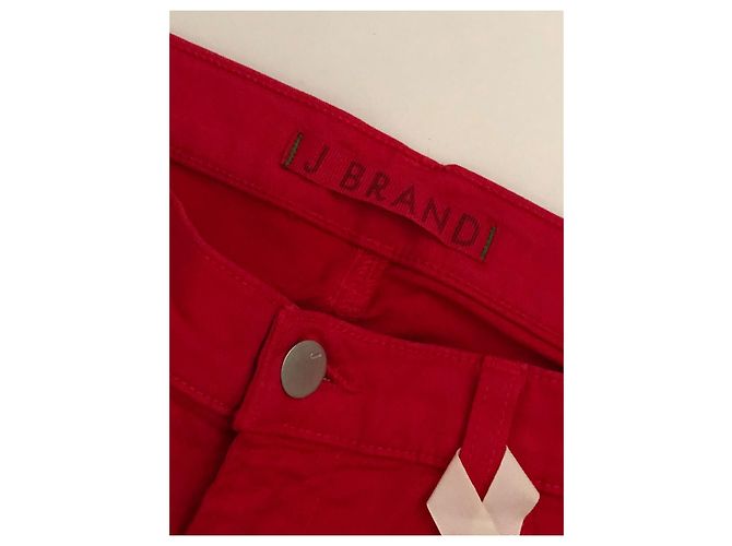 Autre Marque Jeans Skinny JBrand Rojos de Algodón y Elastano Roja - vista 4