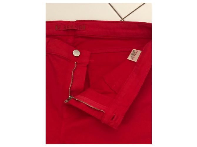 Autre Marque Jeans Skinny JBrand Rojos de Algodón y Elastano Roja - vista 5