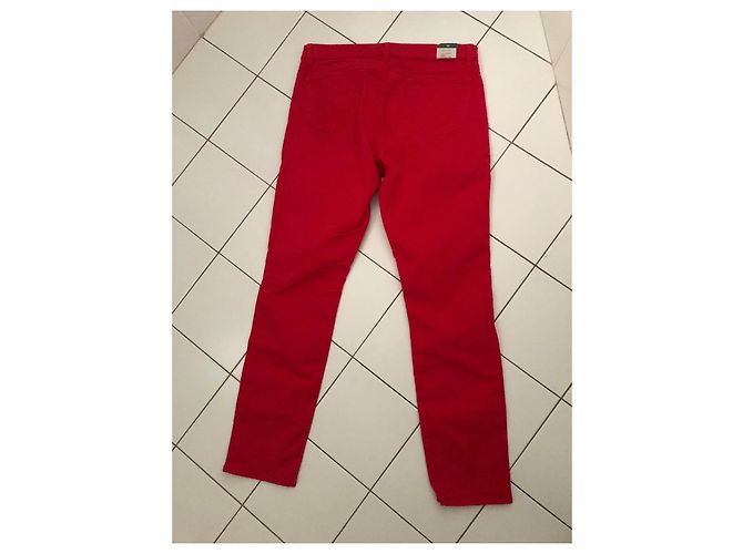 Autre Marque Jeans Skinny JBrand Rojos de Algodón y Elastano Roja - vista 9