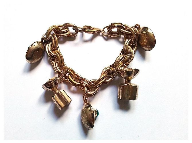Bracciale Oscar de la Renta Oro in Acciaio D'oro - vista 3