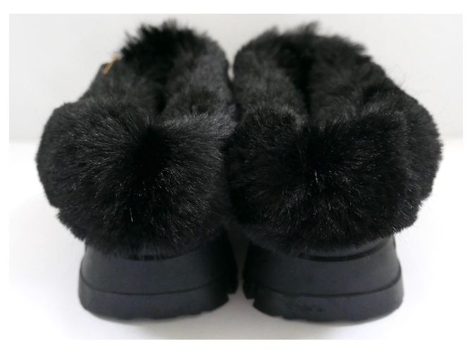 Stella Mc Cartney Pelliccia sintetica Trace di Stella McCartney, zoccoli vegetariani in pelle e gomma - vista 5