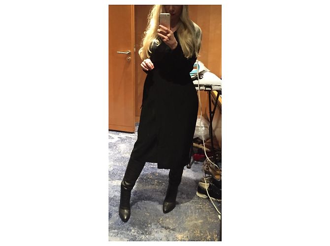 Lk Bennett Wickelkleid Schwarz - Ansicht 11