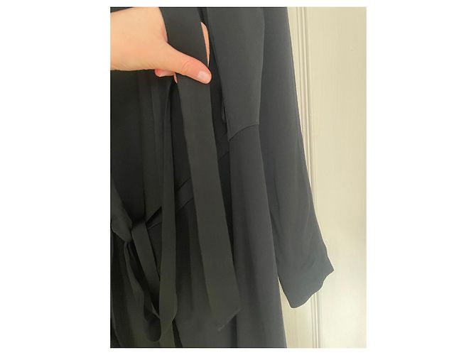 Lk Bennett Wickelkleid Schwarz - Ansicht 3