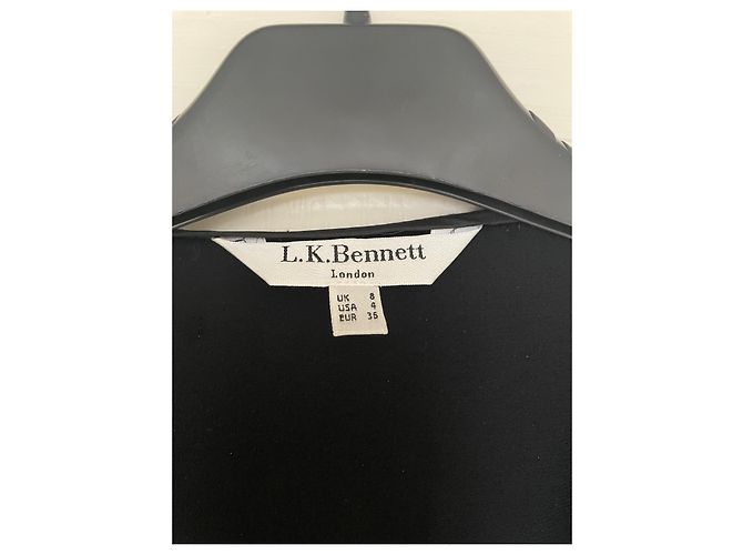 Lk Bennett Wickelkleid Schwarz - Ansicht 7