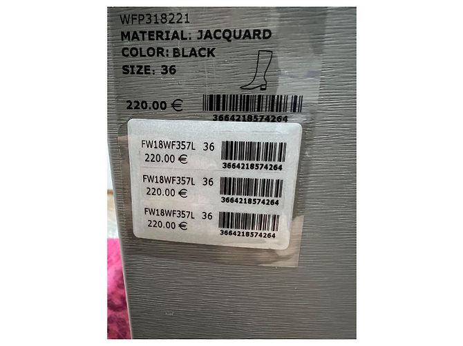 Autre Marque Was für Bottes FW18WF357L-Jacquard Schwarz - Ansicht 5