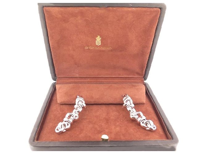DE GRISOGONO DURANTE ORECCHINI IN ORO BIANCO 18k orecchini in oro bianco D'oro - vista 10