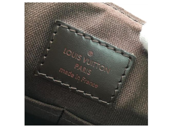 Louis Vuitton Distretto Damier Ebene PM N41213 Marrone - vista 9