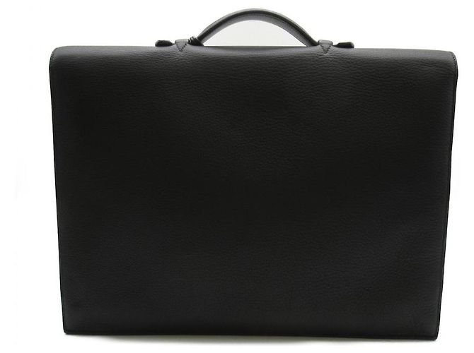 Hermès Clemence Sac A Depeches 38 ventiquattrore Nero - vista 2
