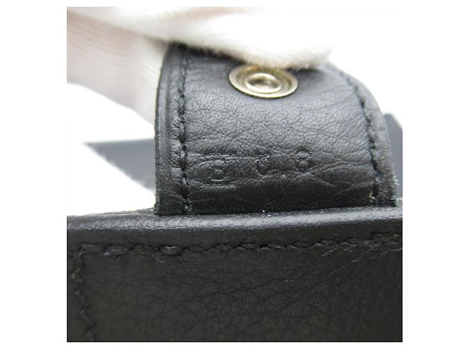 Hermès Clemence Sac A Depeches 38 ventiquattrore Nero - vista 7
