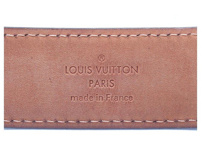 Louis Vuitton Cinturón Monogram Ellipse M6919 Castaño - vista 3