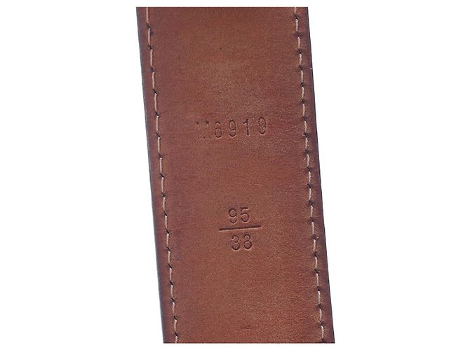Louis Vuitton Cinturón Monogram Ellipse M6919 Castaño - vista 4