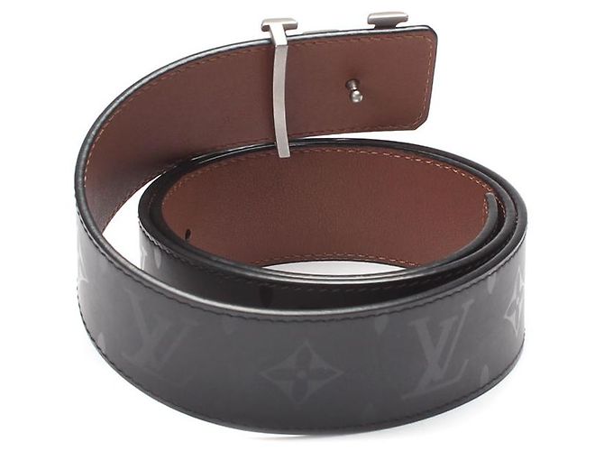 Louis Vuitton Ceinture Monogram Eclipse Initiales Noir - vue 2
