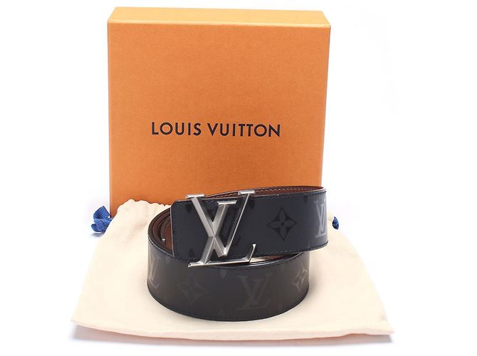 Louis Vuitton Ceinture Monogram Eclipse Initiales Noir - vue 7