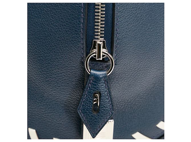 Hermès Borsa Bolide da baseball blu Hermes - vista 10