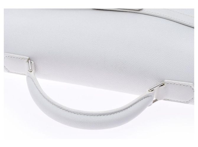 Hermès Kelly Dépêches Bianco - vista 4