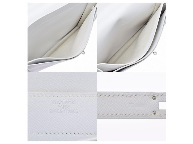 Hermès Kelly Dépêches Bianco - vista 5