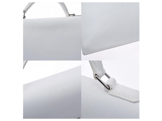 Hermès Kelly Dépêches Bianco - vista 7