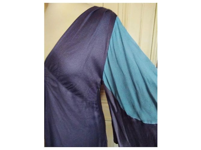 Antik Batik ANTIK ABITO BATIK ABITO MANICHE A FARFALLA TM OR 40/42 Prugna - vista 13