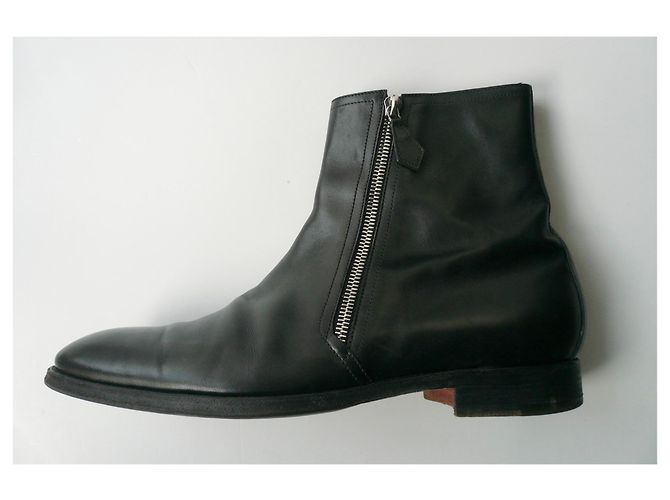 Hermès HERMES Bottines JERRY Cuir noir ottime condizioni T42 IT - vista 2