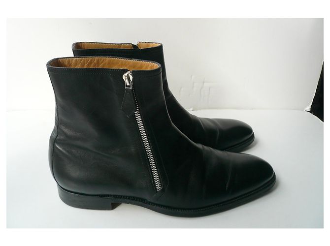 Hermès HERMES Bottines JERRY Cuir noir ottime condizioni T42 IT - vista 3