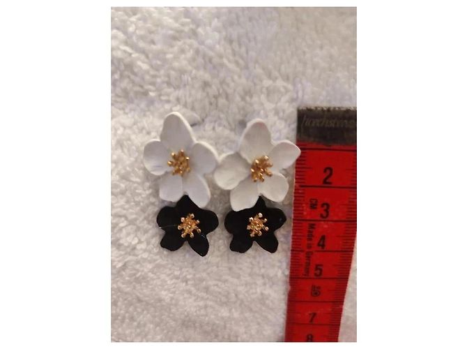 Pendientes Paul Smith Bo Eggshell Metal Blanco roto - vista 2