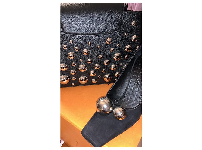 Autre Marque LV x YK Capucine Metal Dots MM Nero - vista 20