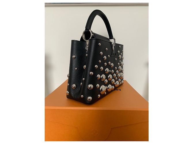 Autre Marque LV x YK Capucine Metal Dots MM Nero - vista 3
