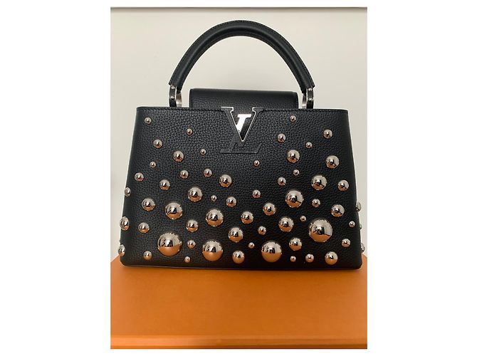 Autre Marque LV x YK Capucine Metal Dots MM Nero - vista 4