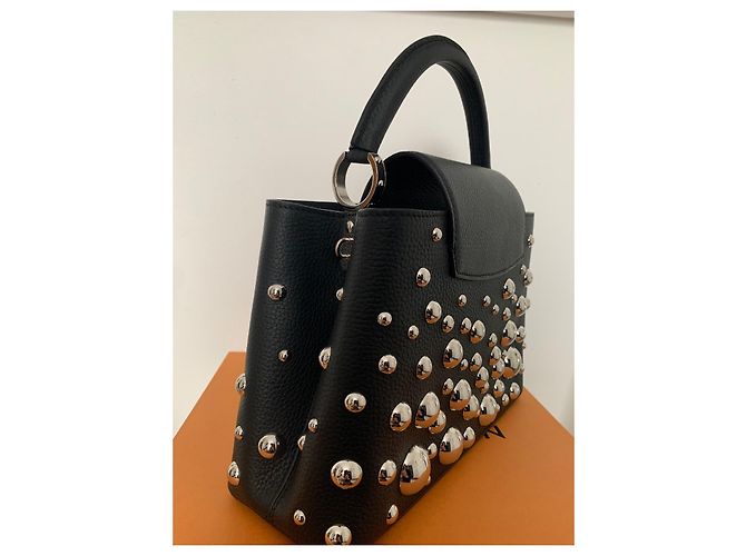 Autre Marque LV x YK Capucine Metal Dots MM Nero - vista 7