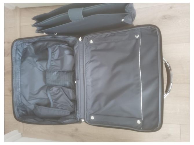 Valigetta Tumi in Pelle Nera Nero - vista 5