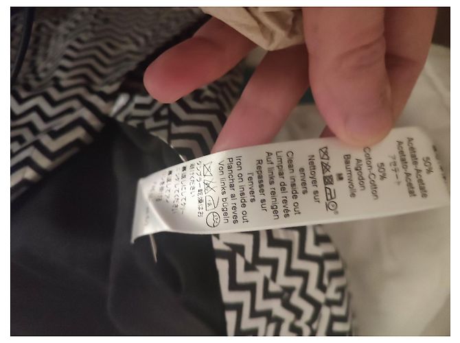 Autre Marque Kenzo Kleid aus Seide Silber und Schwarz Größe S - Ansicht 3