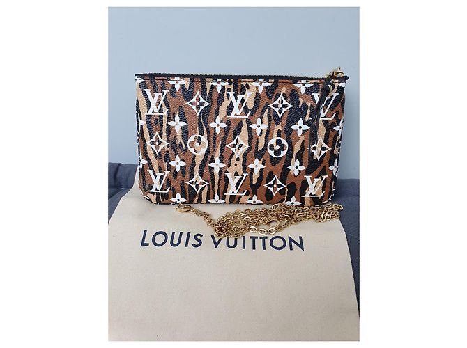 Zippy Louis Vuitton Pochette Foderata Zip Gigante Nero - vista 3
