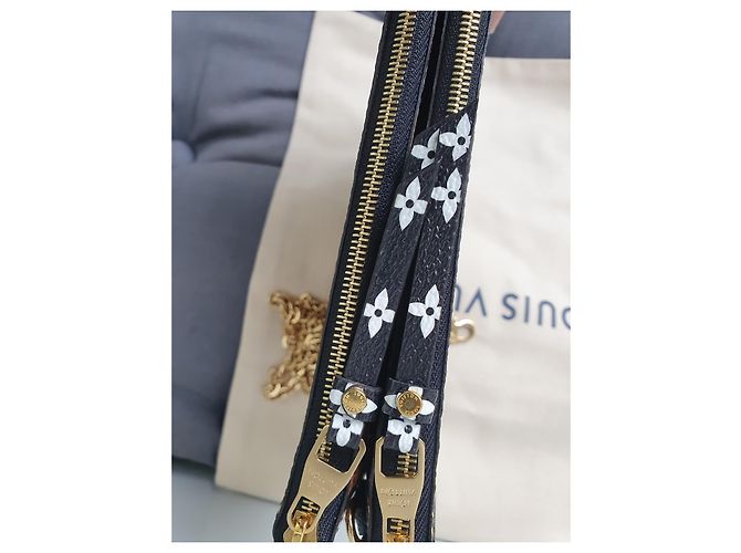 Zippy Louis Vuitton Pochette Foderata Zip Gigante Nero - vista 6
