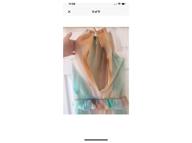 Vestido de seda Patrizia Pepe Multicolor - vista 4