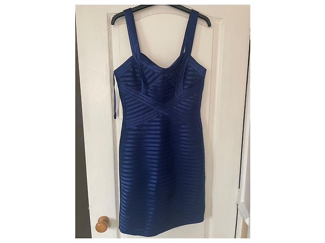 Kleid von Bcbg Max Azria in Navy Blau aus Polyester Marineblau - Ansicht 10