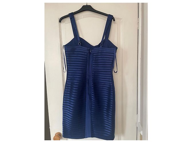 Kleid von Bcbg Max Azria in Navy Blau aus Polyester Marineblau - Ansicht 5