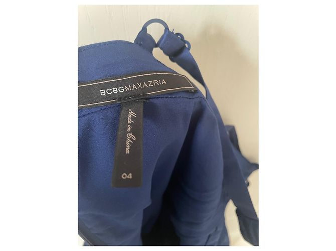 Kleid von Bcbg Max Azria in Navy Blau aus Polyester Marineblau - Ansicht 6